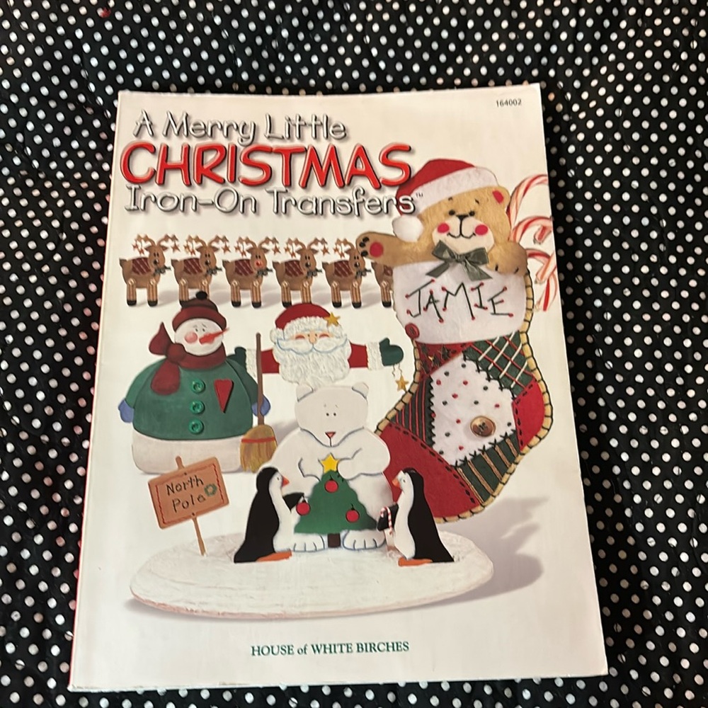 A Merry Little Christmas Iron -On Transfers.